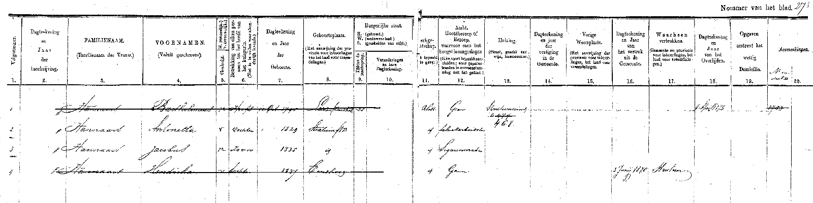 18730404 BSreg bld 275 Bartholomeus Hannaart